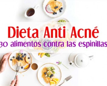 Dieta anti acné